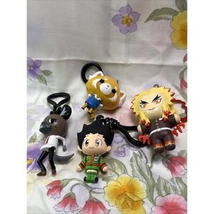 Random Anime Figures With Clips‎ (4) In Lot